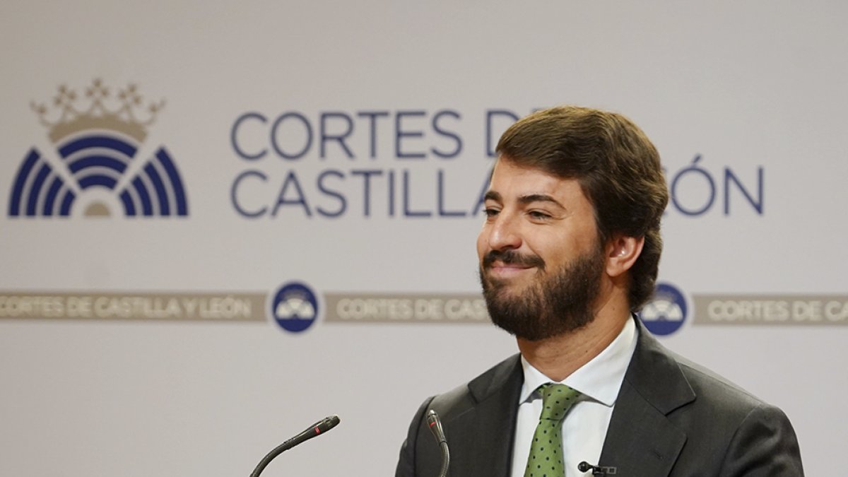 El portavoz del Grupo Parlamentario Vox, Juan García-Gallardo.
