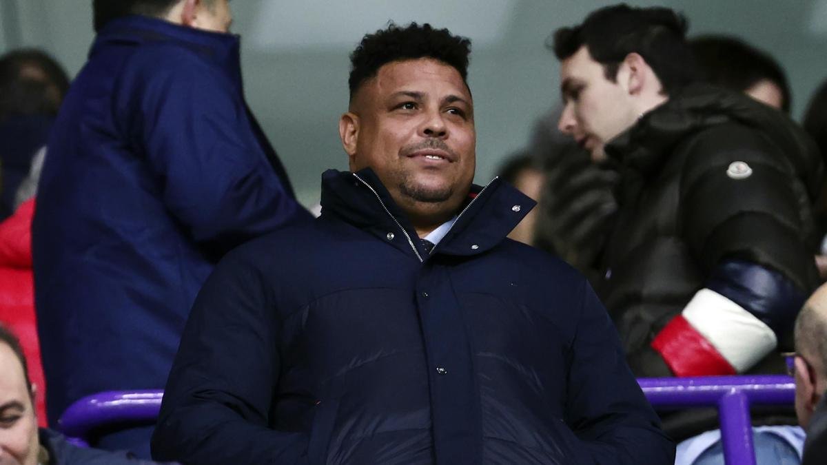 Ronaldo Nazário, en el palco de Zorrilla.