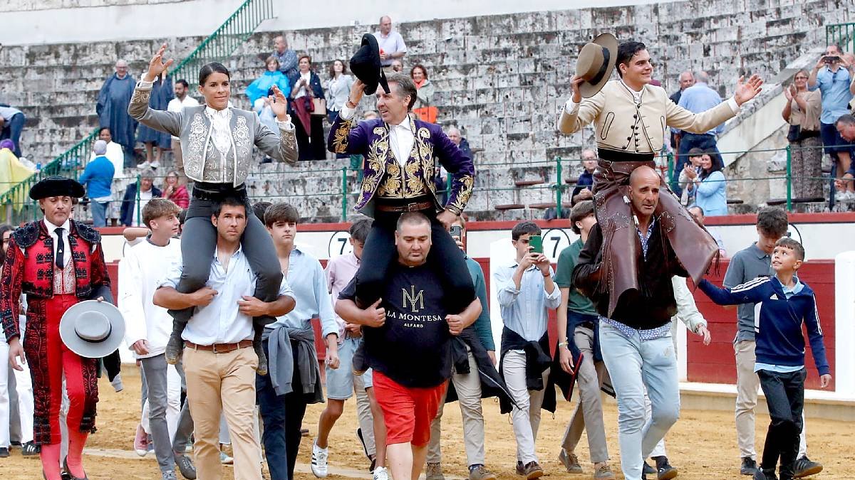 Última corrida de rejones de la Feria y Fiestas de Nuestra Señora de San Lorenzo de Valladolid, el pasado 31 de agosto, con Pablo Hermoso de Mendoza, Lea Vicens y Sergio Pérez de Gregorio. ICAL