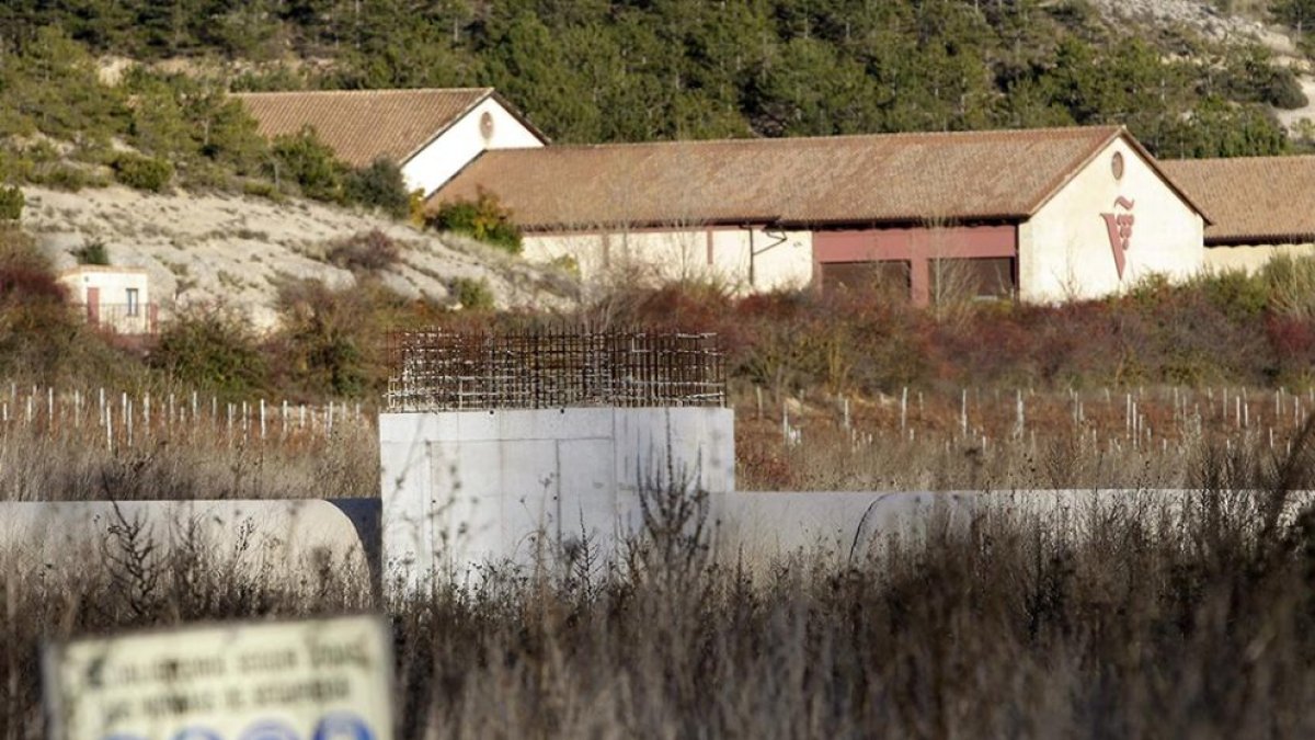 El tramo de la Autovía del Duero entre Langa y Aranda se paralizó cuando estaba al 4,5% de ejecución