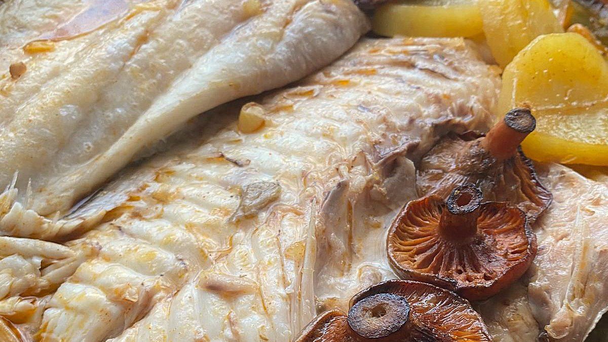 MACHOTE CON NÍSCALOS AL HORNO