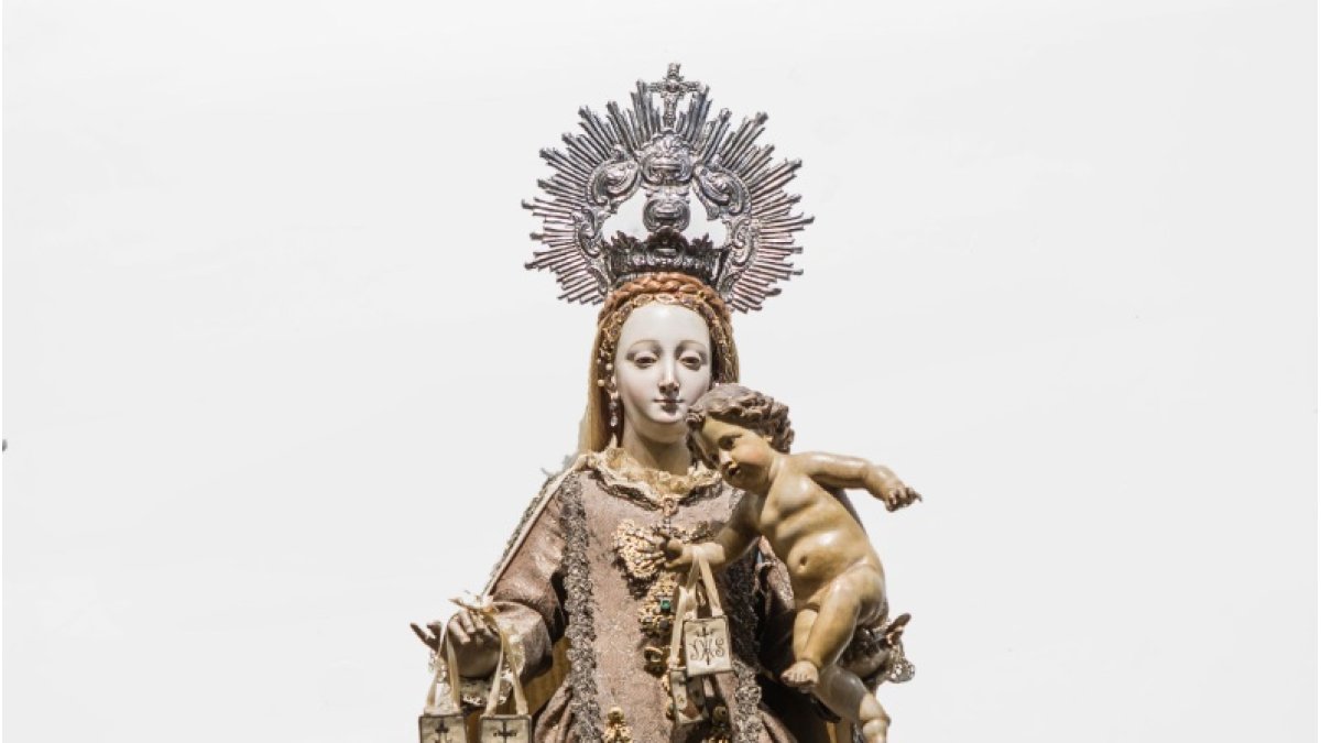 Detalle de la 'Virgen del Carmen'