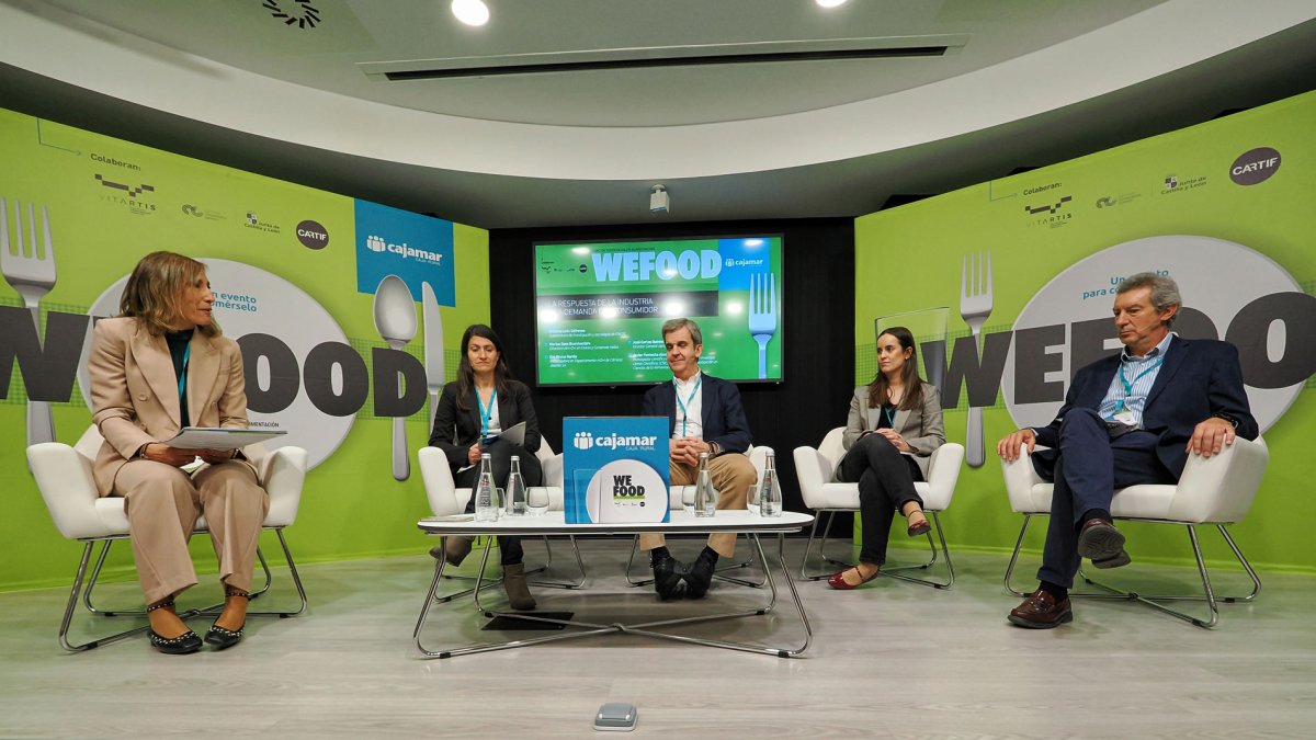 Mesa redonda del Foro Wefood ‘Desafíos y la respuesta de la industria agroalimentaria‘, organizado por Cajamar.