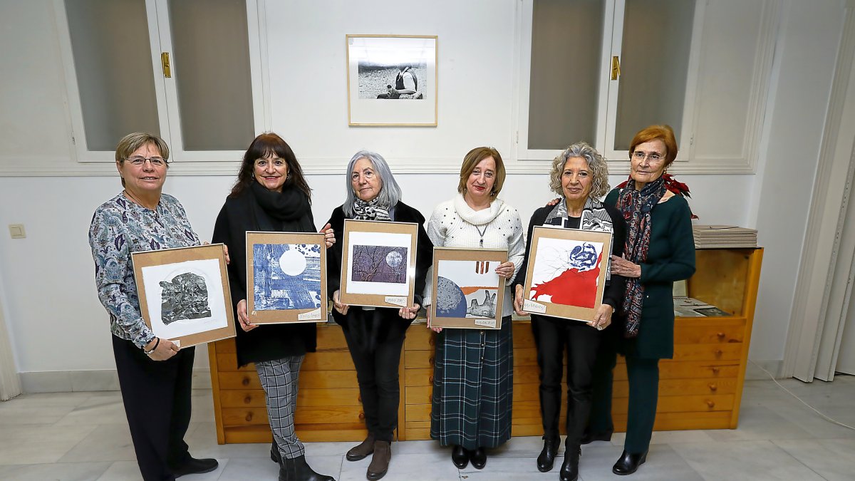 Gay, Aguado, Andrés, Vecino, Fernández y Calleja, en 2018.