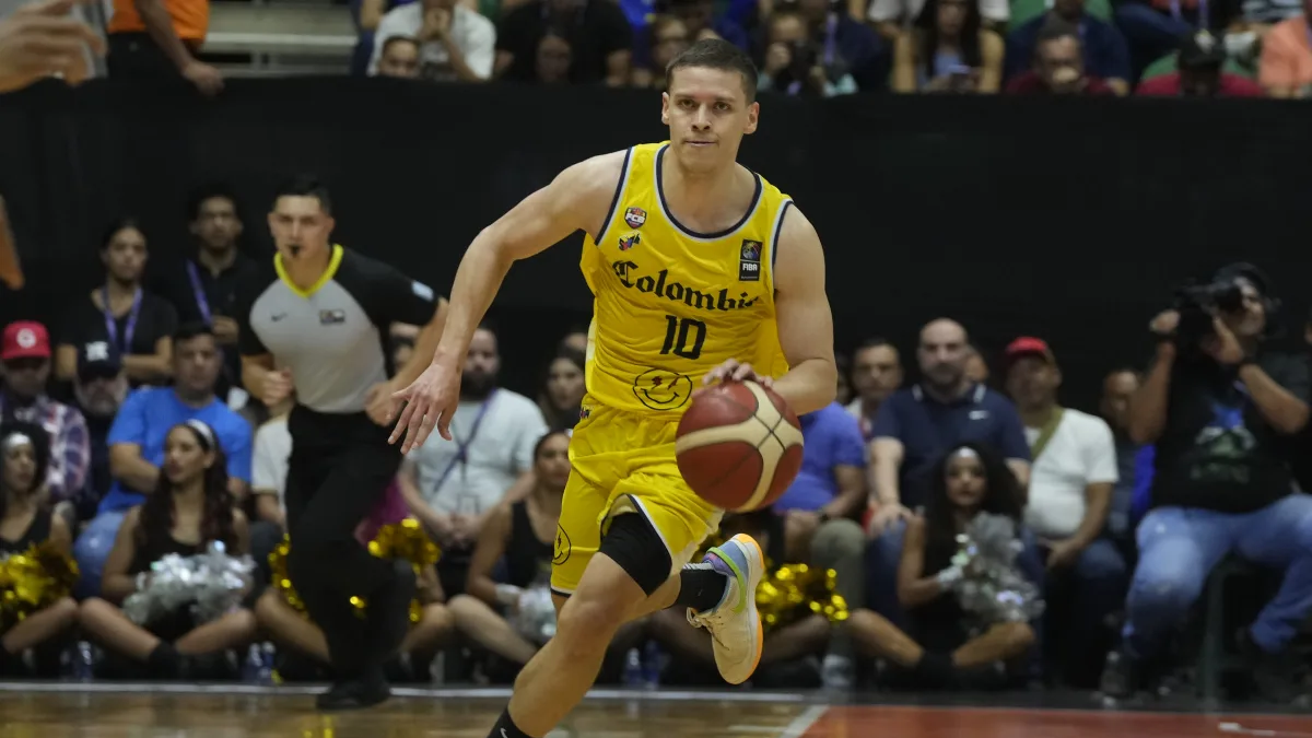 Hansel Atencia, con la camiseta de Colombia.