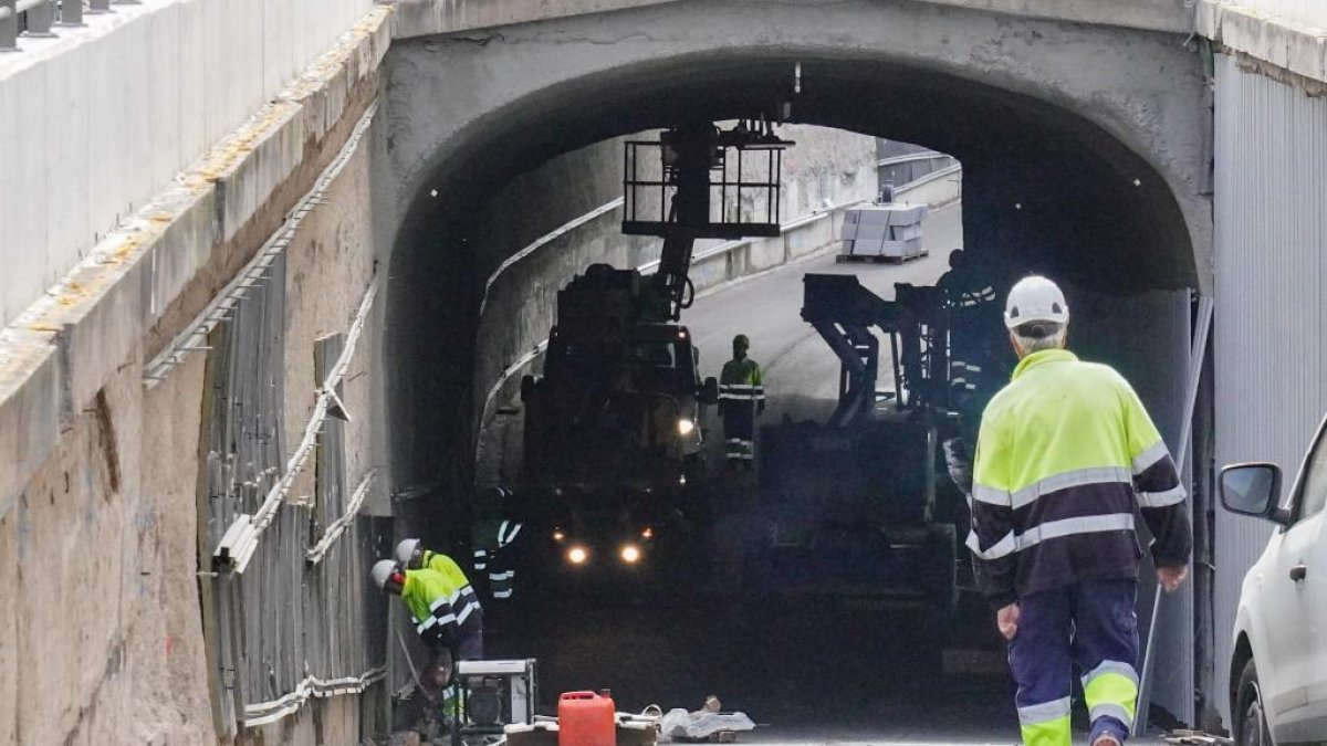 Obras túnel de la calle Labradores