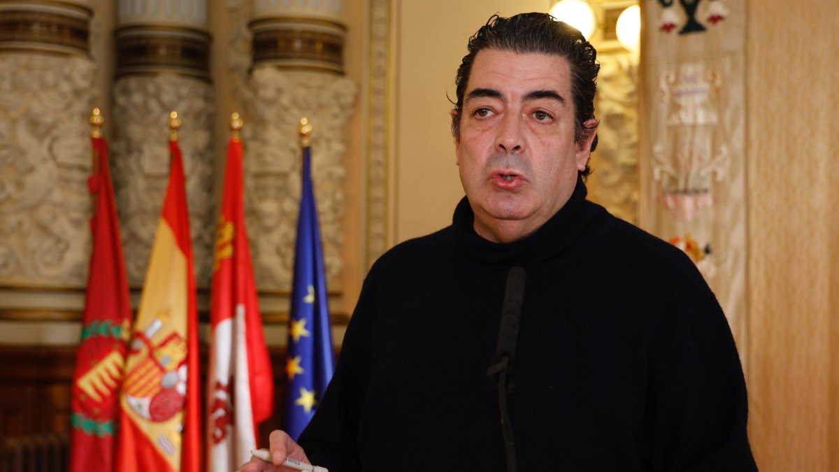 Alberto Gutiérrez Alberca, en su comparecencia ante los medios.