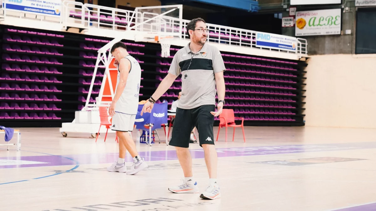 Lolo Encinas durante un entrenamiento