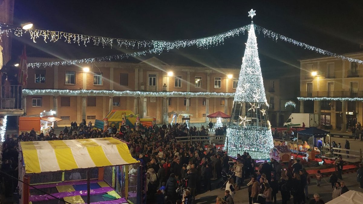Iluminación navideña en Medina de Rioseco