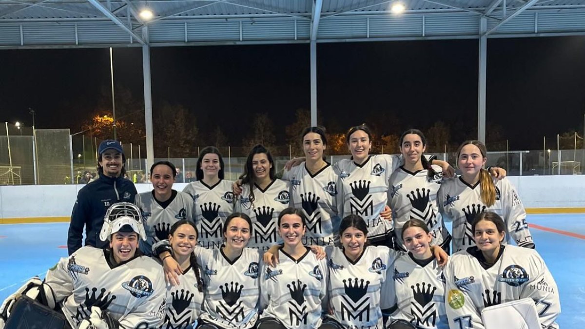 Equipo del CPLV Panteras que jugó en Madrid.