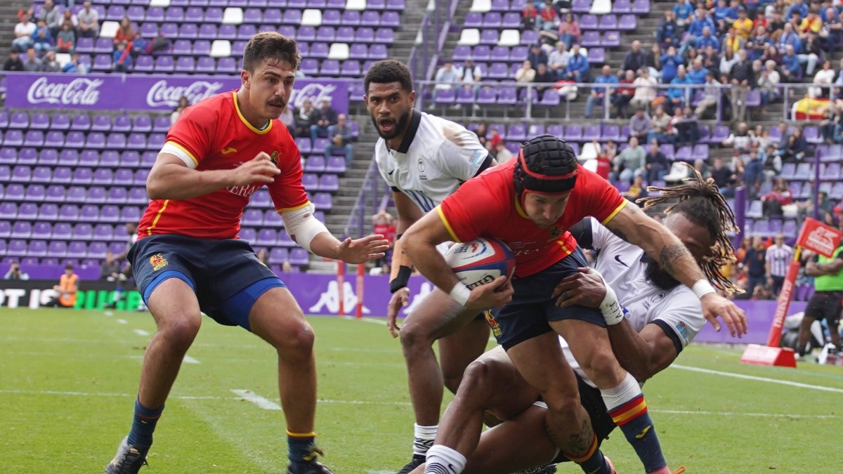 La selección española absoluta de rugby masculino se enfrenta a Fiyi en el estadio José Zorrilla de Valladolid.