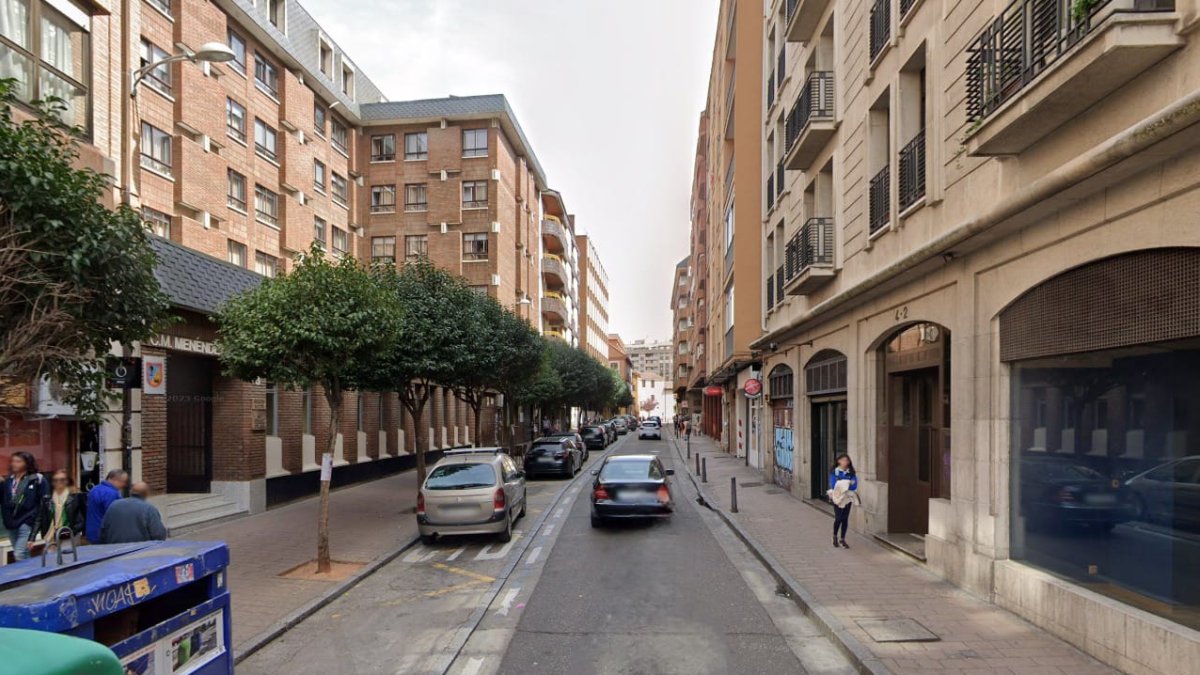 Calle Ruiz Hernández, donde se produjo la agresión.