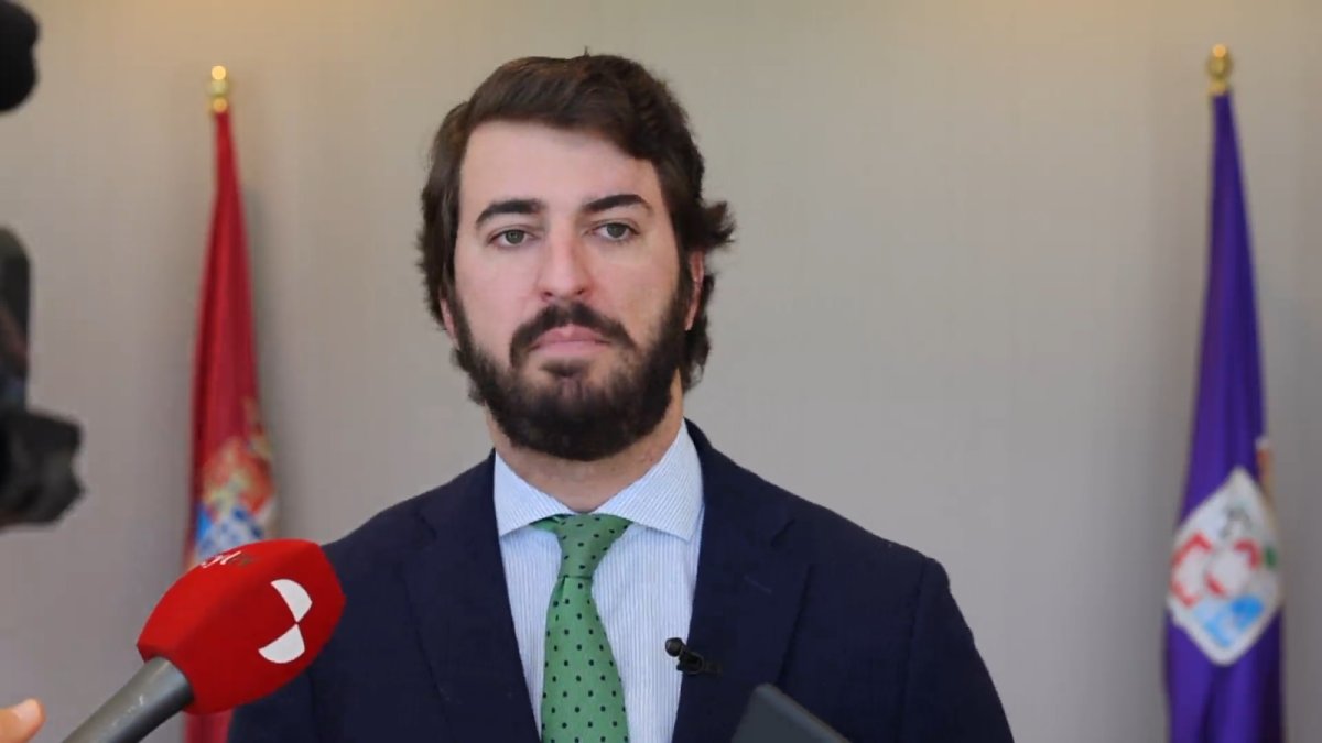 El portavoz de VOX en las Cortes de Castilla y León, Juan García-Gallardo.