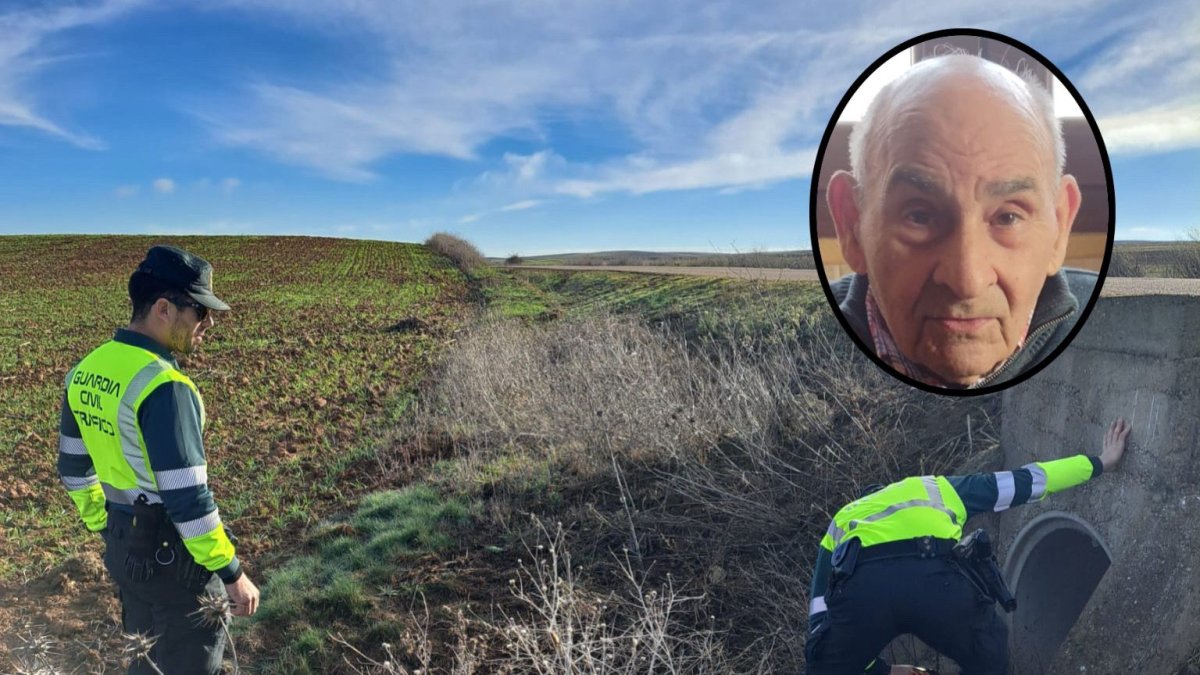 La Guardia Civil continuará buscando al hombre desaparecido en Unión de Campos