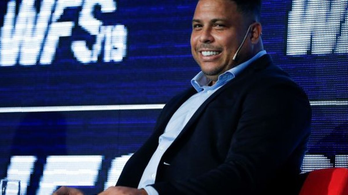 Ronaldo Nazário, en una de sus múltiples citas internacionales.