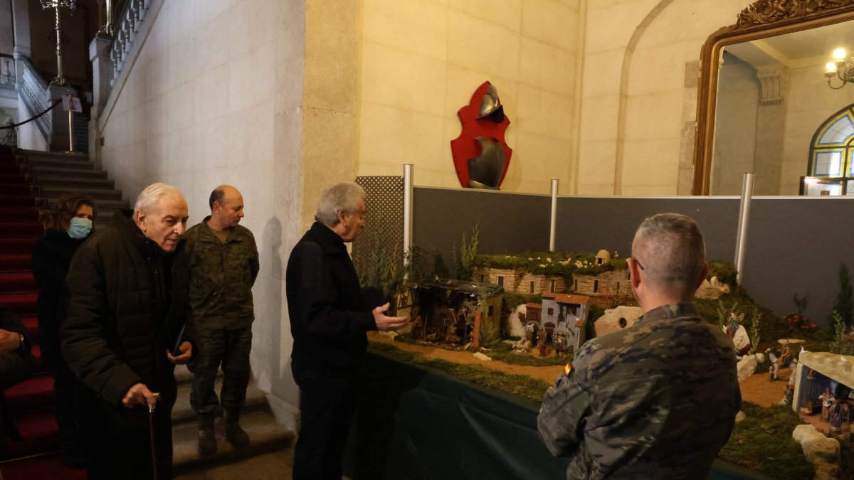 Inauguración de la exposición de belenes en el Palacio Real de Valladolid.