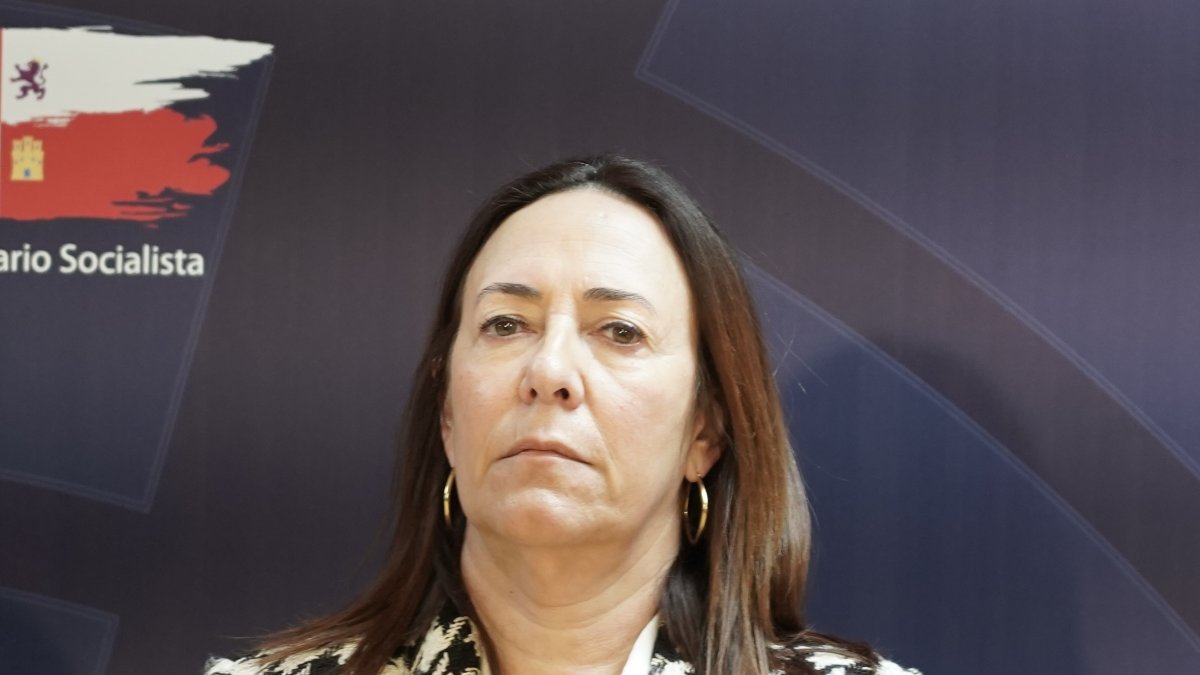 La secretaria general del Grupo Socialista en las Cortes de Castilla y León, Rosa Rubio.