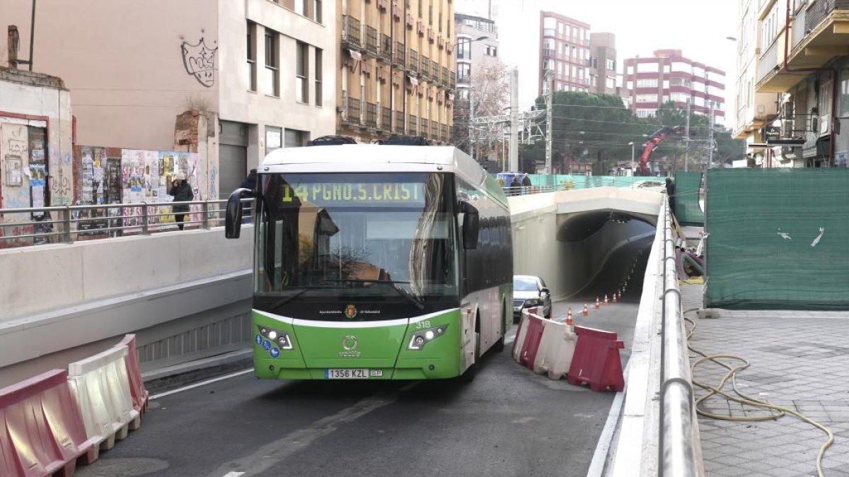 Abierto el túnel de Labradores en Valladolid.
