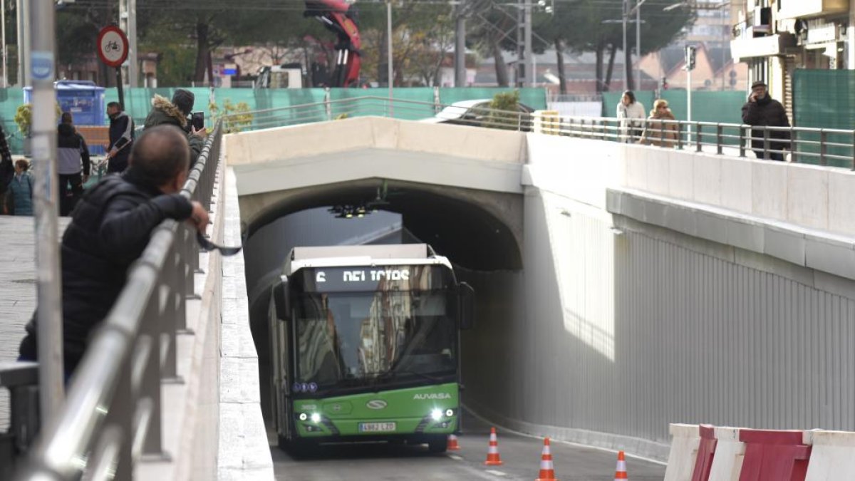Abierto el túnel de Labradores en Valladolid.