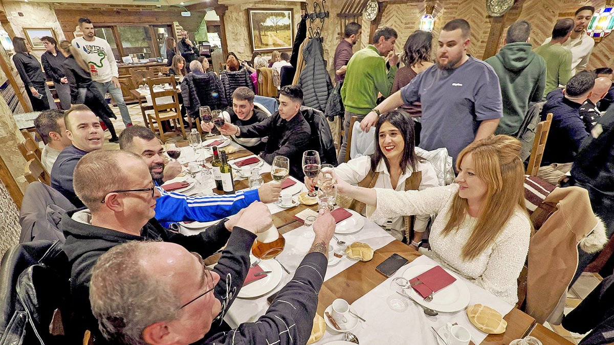 Cena de Navidad en el restaurante Los Zagales