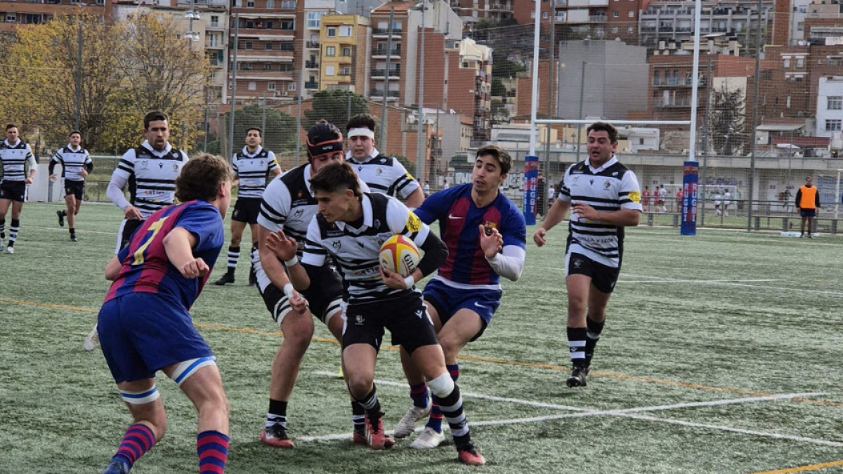 Fotografía del encuentro entre el Barça y El Salvador en la semifinal de la Copa del Rey