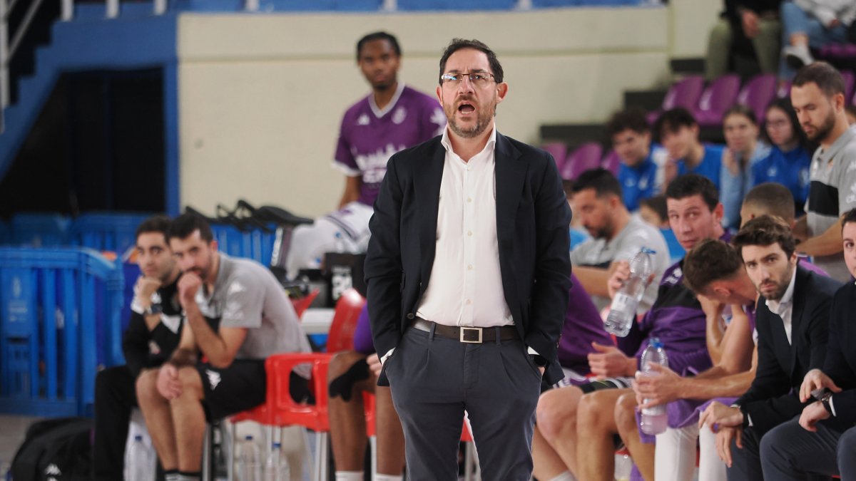 Lolo Encinas, durante el último partido ante Obradoiro en la Copa de España.