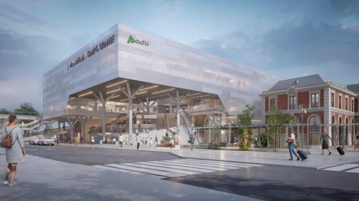 Proyecto de la nueva estación de tren de Valladolid descartado por Puente.