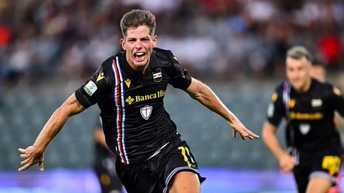 Estanis Pedrola, con la Sampdoria la pasada campaña.