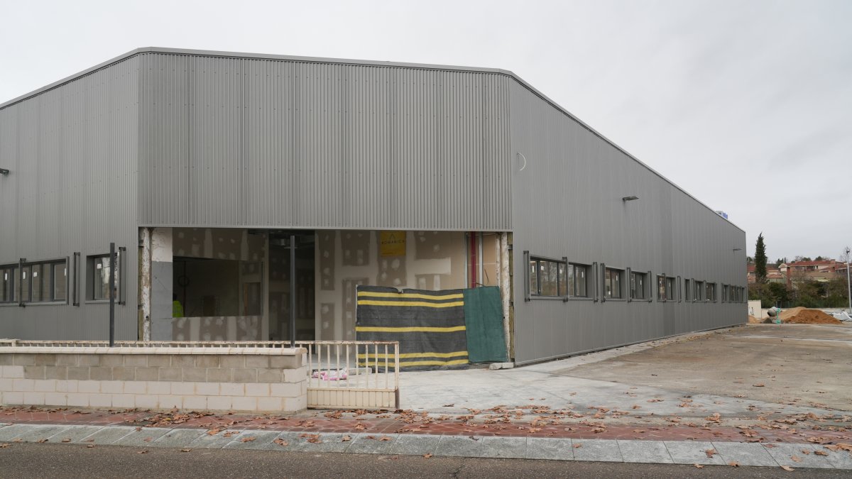 Obras en el cuartel de la Guardia Civil en Arroyo.