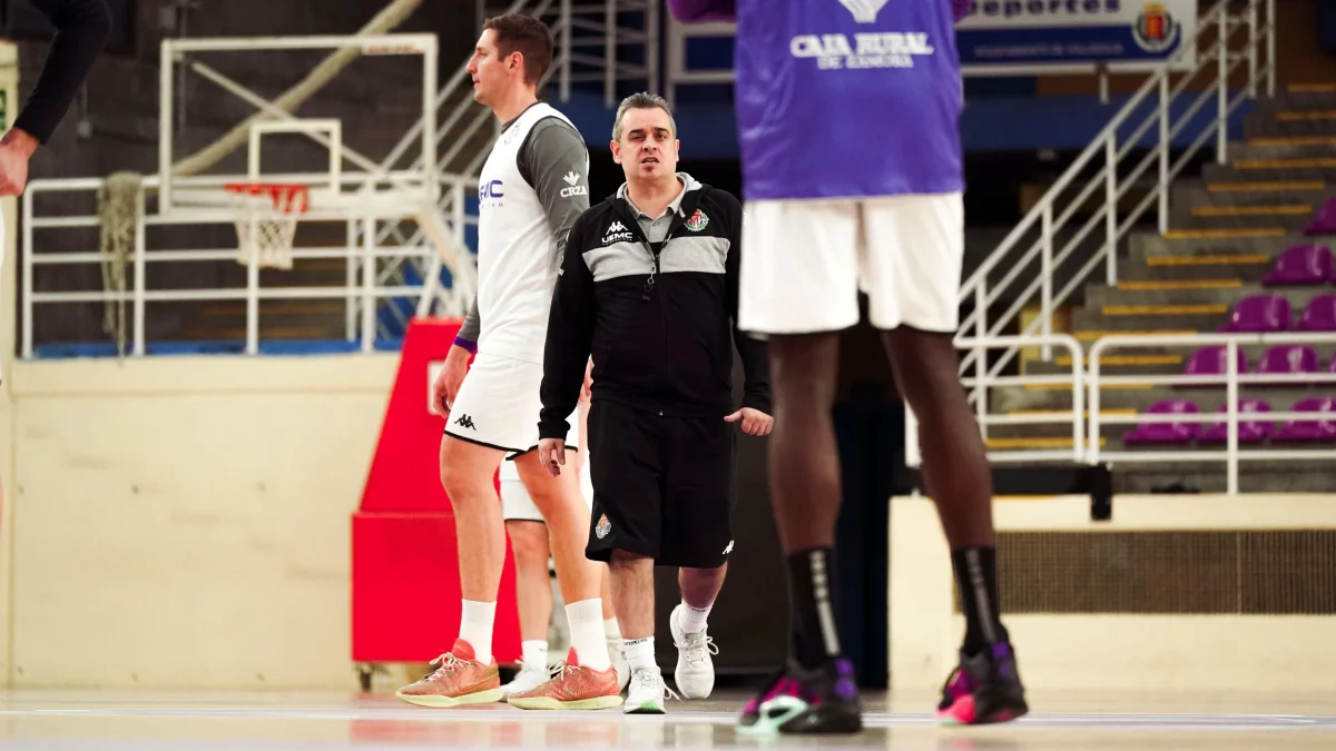Iñaki Martín durante un entrenamiento