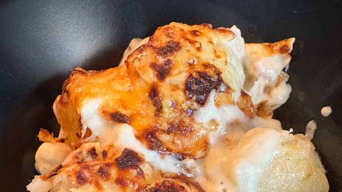 COLIFLOR CON BECHAMEL GRATINADA