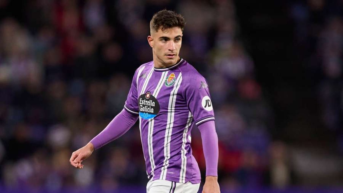 Lucas Rosa, en un  partido de esta temporada.