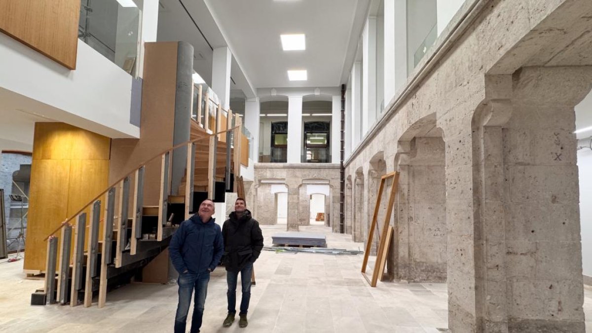 Parte del nuevo espacio del Ayuntamiento de Valladolid que verá la luz el próximo lunes 17