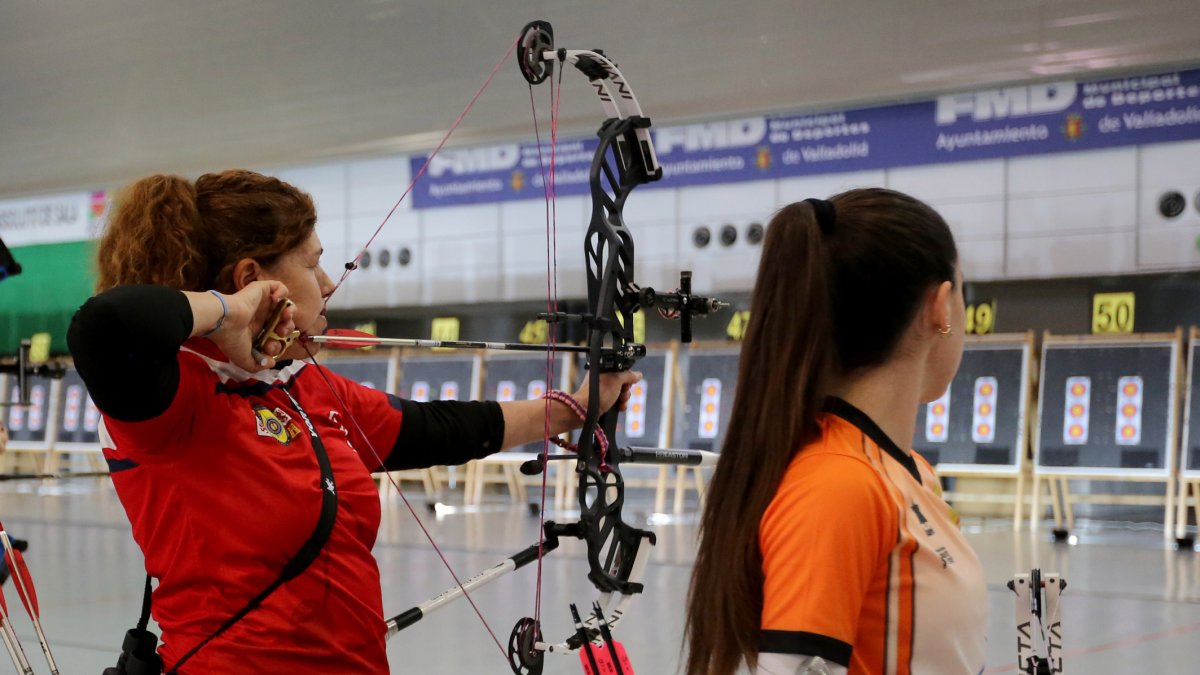 La vallisoletana Ana Alonso, en acción en Arco Recurvo.