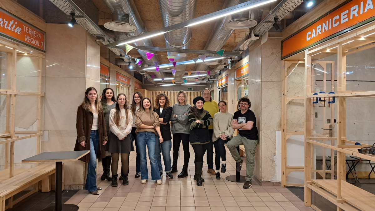 Una imagen de los nuevos creadores en residencia en Galerías VA.