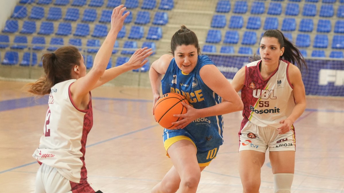 Un momento del partido jugado en Valladolid entre Ponce y Bosonit Unibasket.