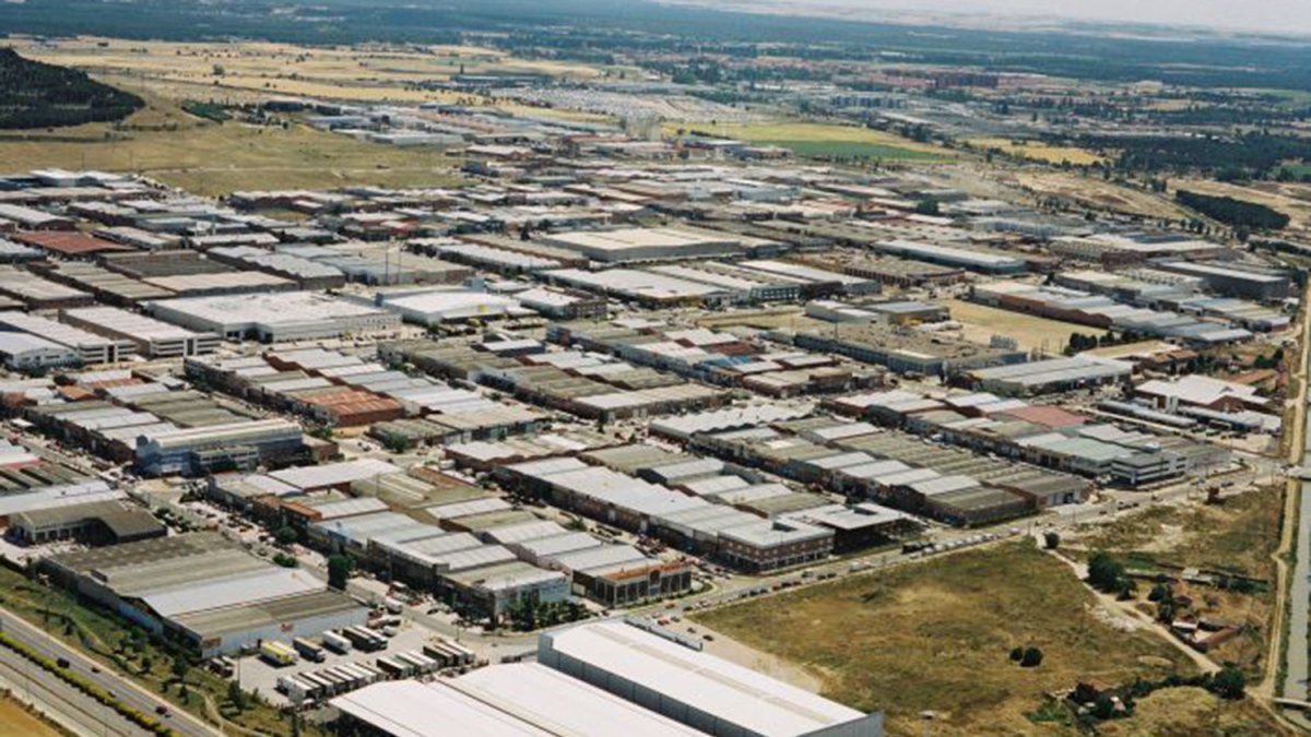 Polígono de San Cristóbal de Valladolid, en una imagen panorámica.