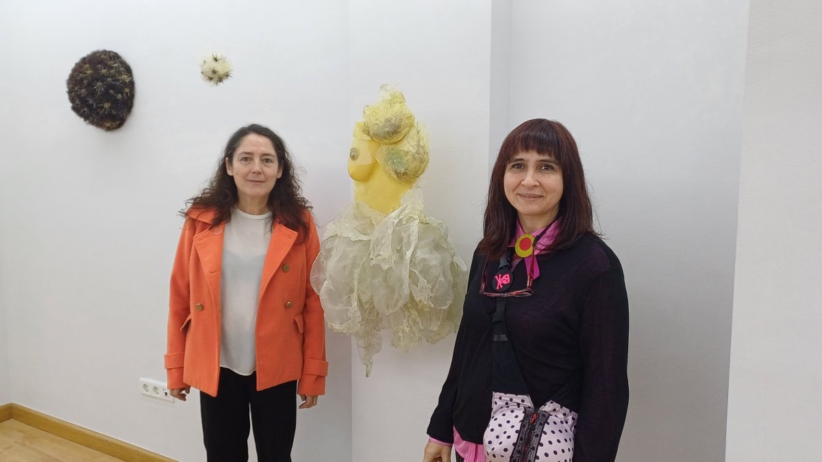 Carmen Madreñarroja y Ana Musma, esta mañana, en Espacio Abierto.