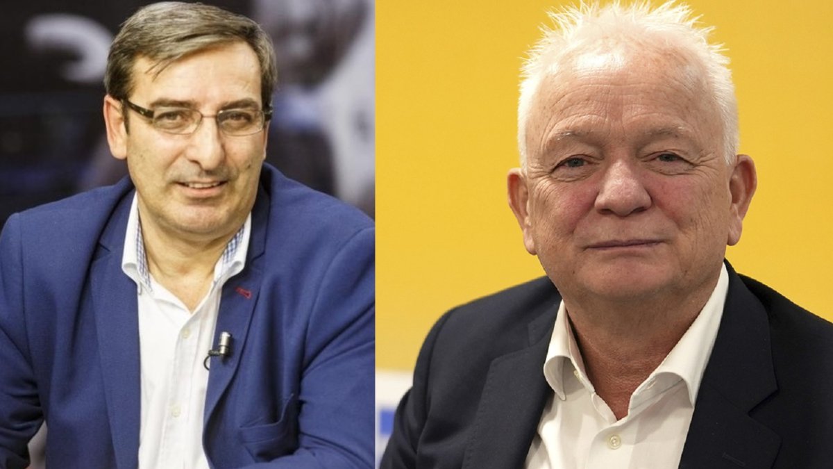 José Luis Sanz Merino y Eddie Wilson.