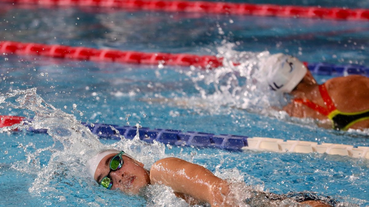 Un momento de una de las pruebas.