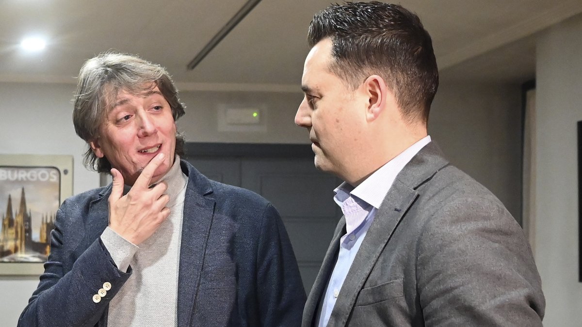 Carlos Martínez y Daniel de la Rosa hace unas semanas en Burgos.