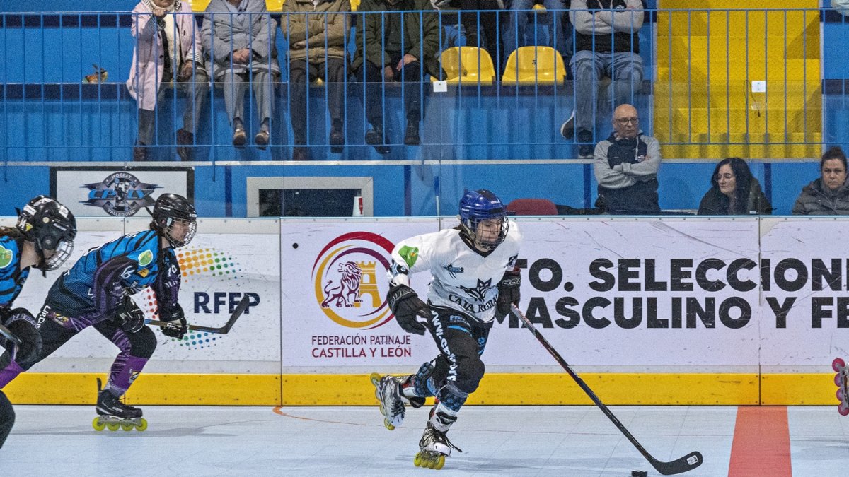 Un momento del partido del CPLV ante Arona.