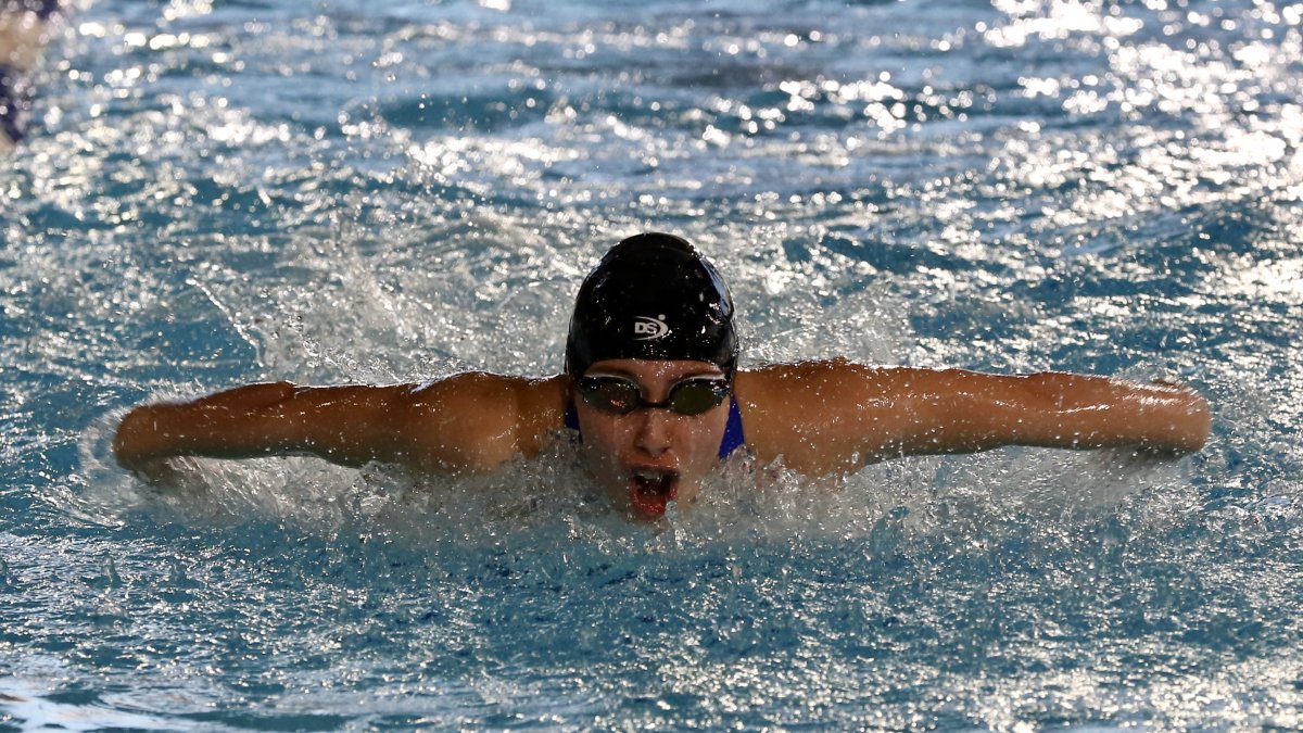 Uno de los participantes infantiles de Andalucía en pleno esfuerzo.