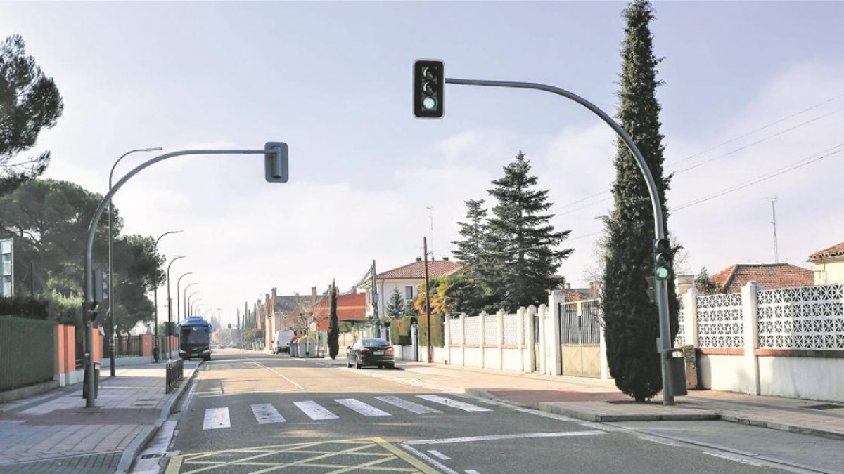Camino Viejo de Simancas en Valladolid.