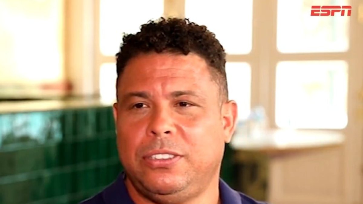 Ronaldo en la entrevista a ESPN Brasil.