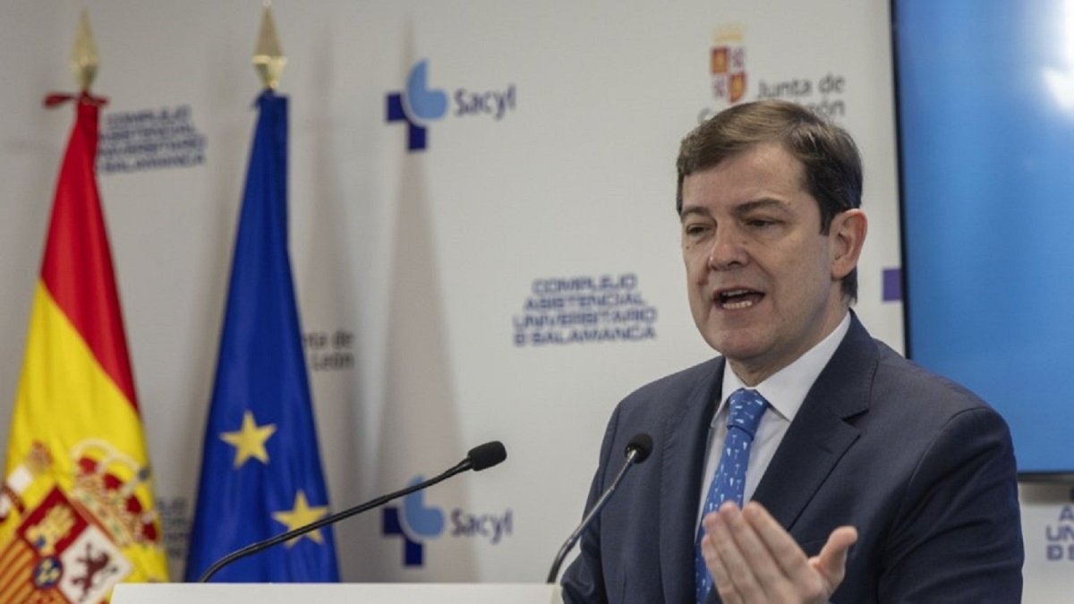 Alfonso Fernández Mañueco, presidente de la Junta.