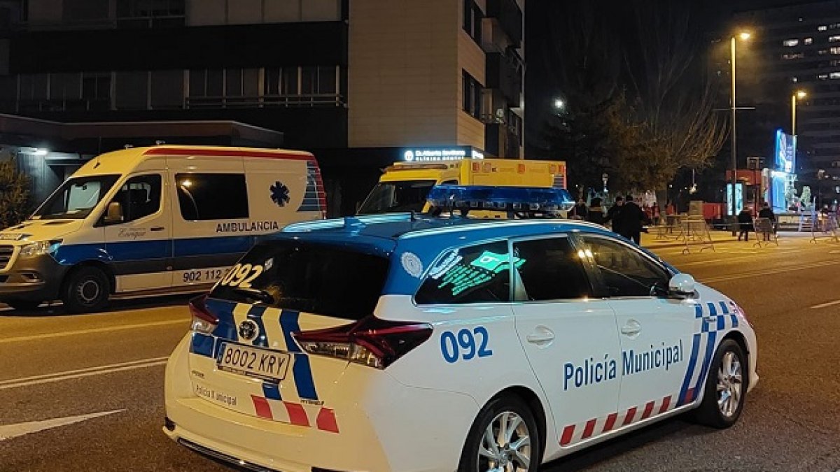 Patrulla de la Policiía Municipal en Valladolid.