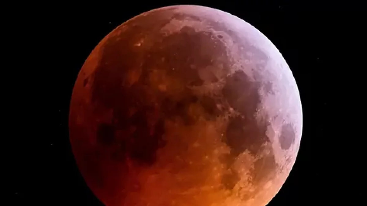 Luna de sangre, en una foto de archivo.