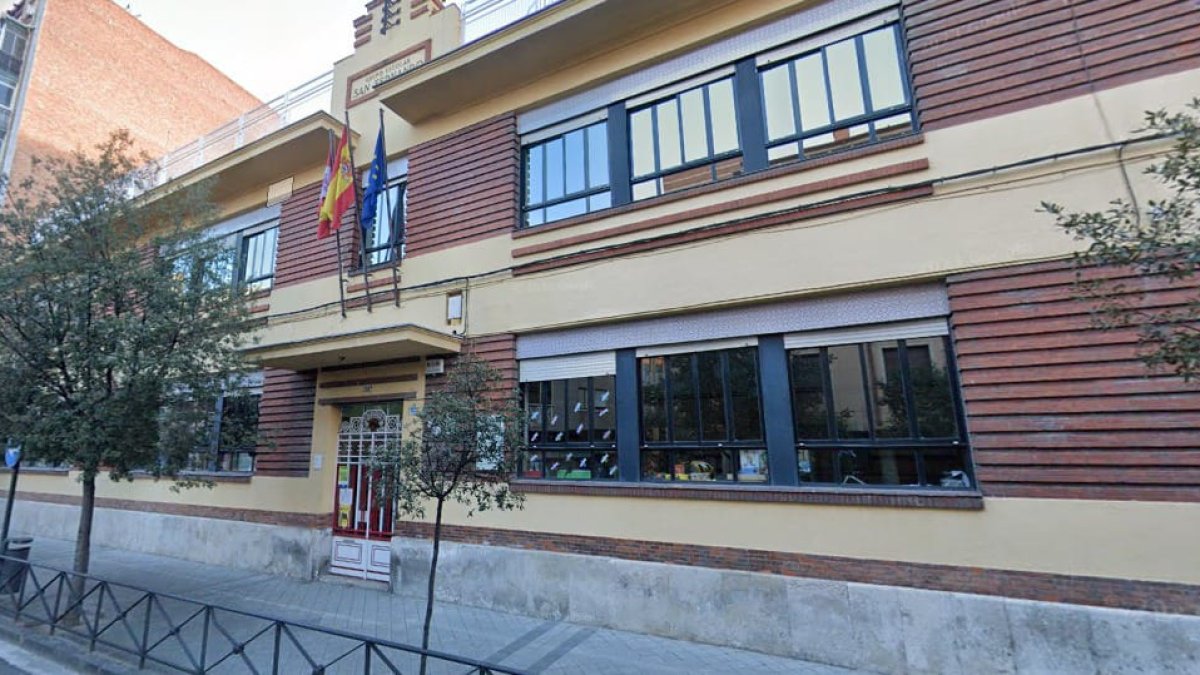 Colegio Público San Fernando, lugar donde estudia la menor