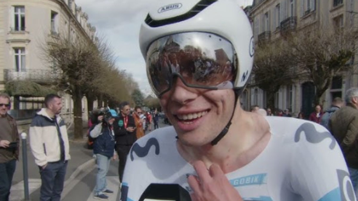 El vallisoletano Iván Romeo, en la París-Niza.